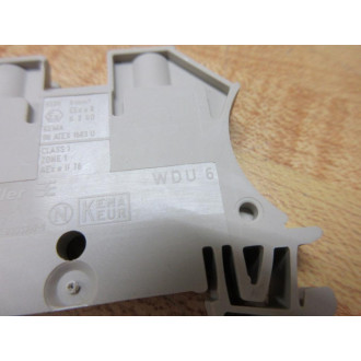 Weidmuller WDU 6 Terminal Block WDU6 1020200000 (Pack of 10) - Used