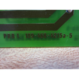 Indramat 109-468-4215b-5 Board 109-468-4215a-5 WBattery - Used