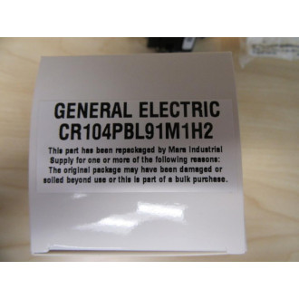 General Electric CR104PBL91M1H2 Push Button Switch