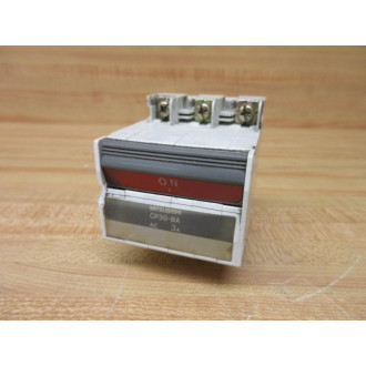 Mitsubishi CP30-BA-3P-3A Circuit Protector CP30BA3P3A Cracked Housing - Used