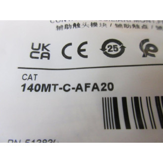 Allen Bradley 140MT-C-AFA20 Auxiliary Contact 140MTCAFA20