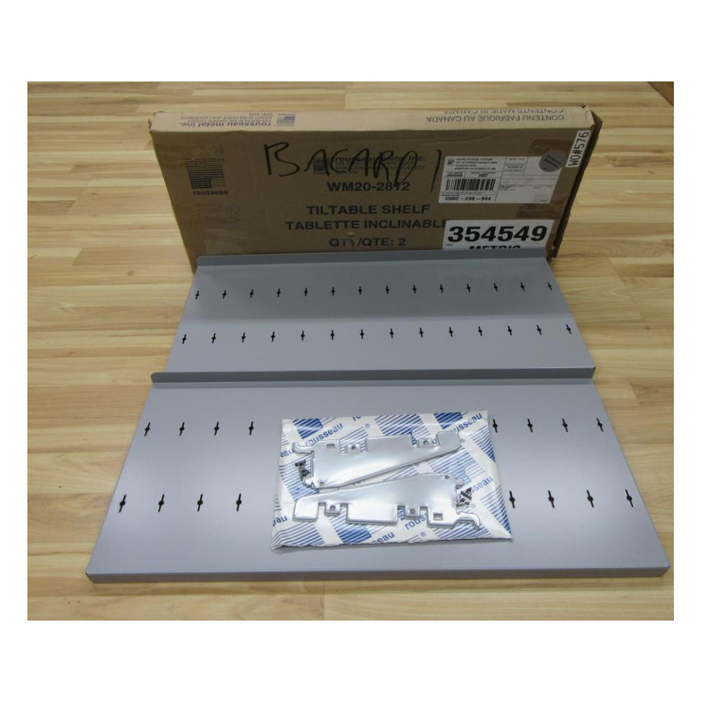 Rousseau WM20-2812 Tiltable Shelf WM202812 (Pack of 2)