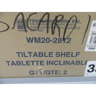 Rousseau WM20-2812 Tiltable Shelf WM202812 (Pack of 2)