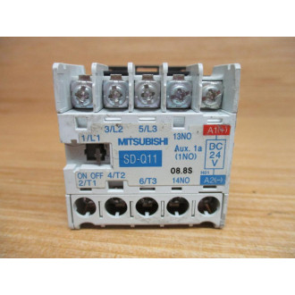 Mitsubishi SD-Q11-DC24V Magnetic Contactor SD-Q11 - Used
