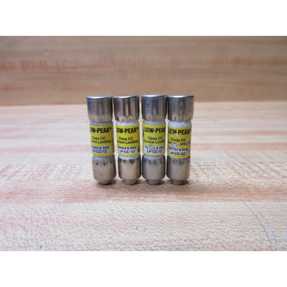 Buss LP-CC-12 Bussmann Fuse Cross Ref 1CX47 (Pack of 4) - New No Box