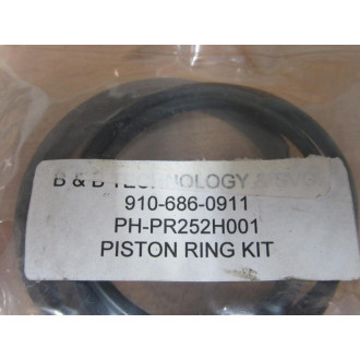 B&B Technology PH-PR252H001 Piston Ring Kit PHPR252H001