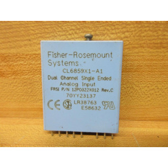 Fisher-Rosemount Systems CL6859X1-A1 Analog Input Module CL6859X1A1 - Used