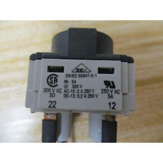 EAO 61-8755.17 Switching Element 61875517 W E-Stop - New No Box