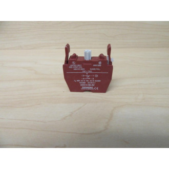 Siemens 3SB1400-0V Contact Block 3SB14000V - New No Box