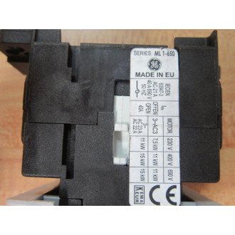 General Electric ML1-650 Manual Motor Controller ML1650 - New No Box