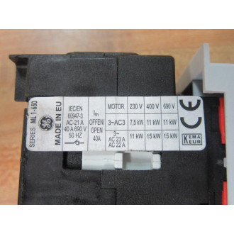General Electric ML1-650 Manual Motor Controller ML1650 - New No Box