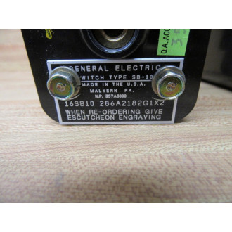 General Electric 16SB10 286A2182G1X2 Rotary Switch 16SB10286A2182G1X2