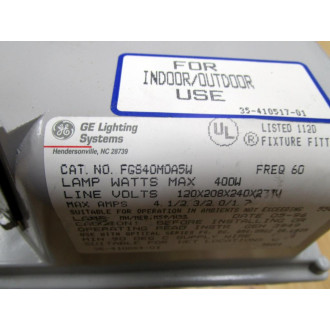 General Electric FGS40M0A5W Ballast FGS4OMOA5W - Used