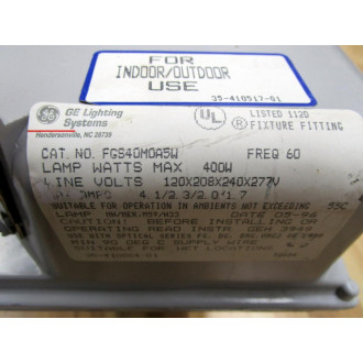 General Electric FGS40M0A5W Ballast FGS4OMOA5W WO Center Cover - Used