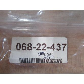 068-22-437 Black Neoprene Washer 06822437 (Pack of 259)