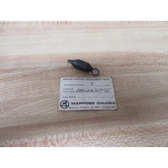 Marposs Gauges 1002635035 Replacement Spring - New No Box