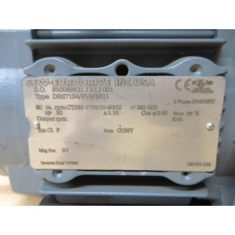 SEW-Eurodrive DRS71S4FIMM03 Servo Motor MM03D-503-00 - New No Box