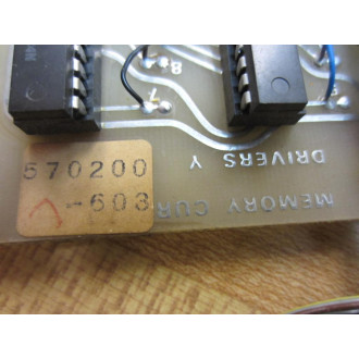 SMT 570-199-007 Memory Current Driver Y 570199007 - Used