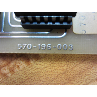 SMT 570-196-003 Memory Current Driver X 570196003 - Used