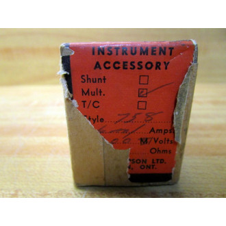Emerson 758 Meter Instrument Accessory