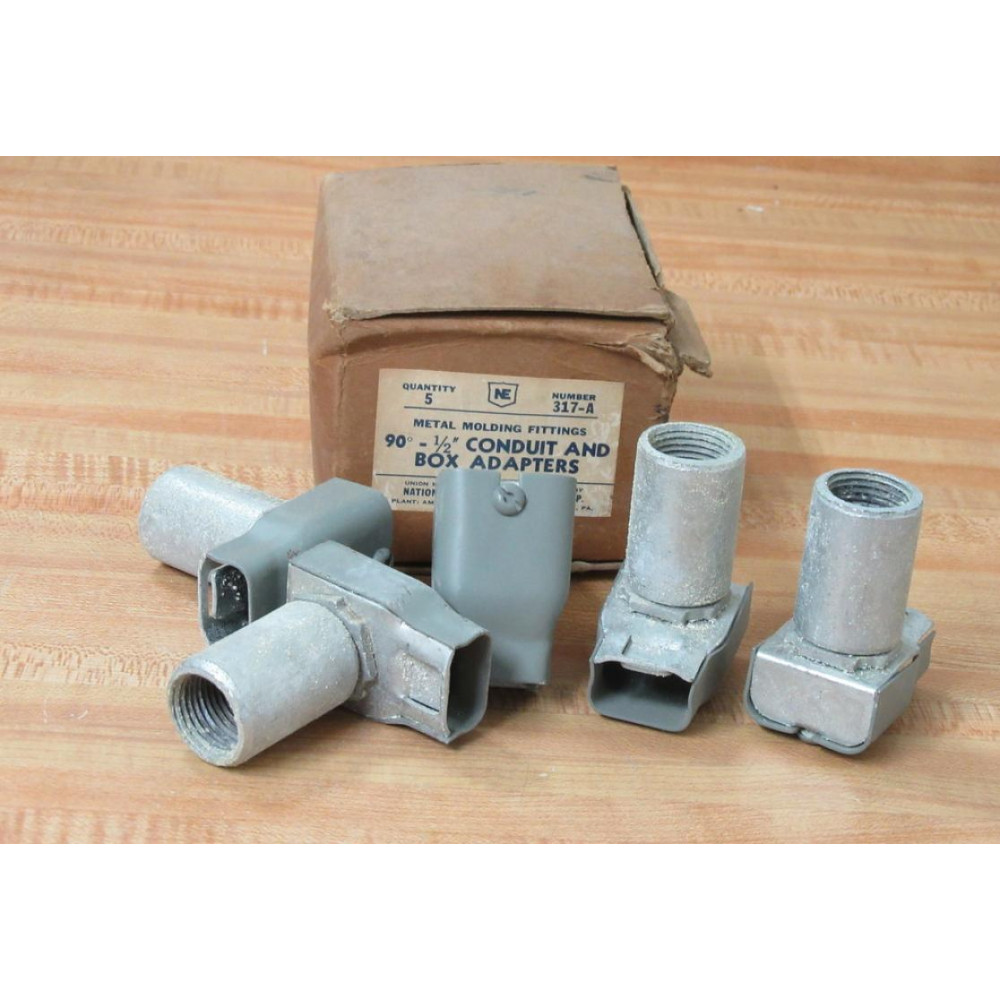 National Electric 317-A 90°-12" Conduit And Box Adapter 317A (Pack of 5)