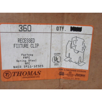 Thomas Industries 360 Recessed Fixture Clip (Pack of 81)