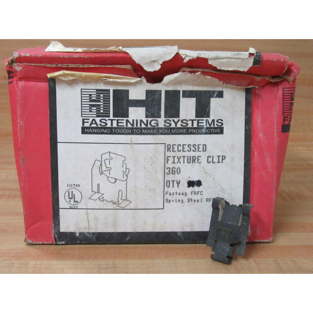 HIT Fastening 360 Recessed Fixture Clip (Pack of 141)