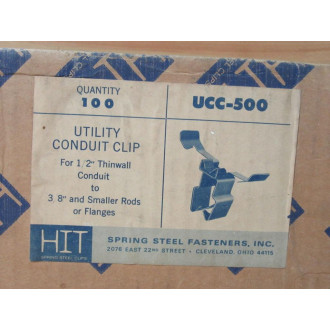 HIT Fastening UCC-500 Utility Conduit Clip UCC500 (Pack of 100)