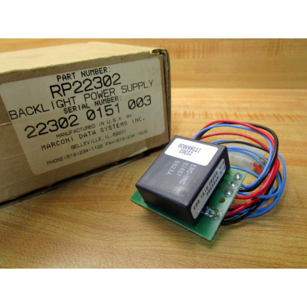 Marsh RP22302 Backlight Power Supply