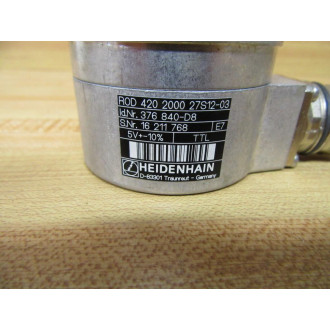 Heidenhain 376840-D8 Rotary Encoder 376840-DA