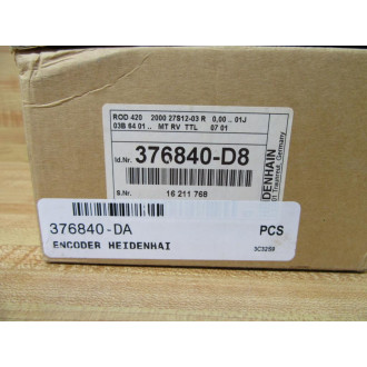 Heidenhain 376840-D8 Rotary Encoder 376840-DA