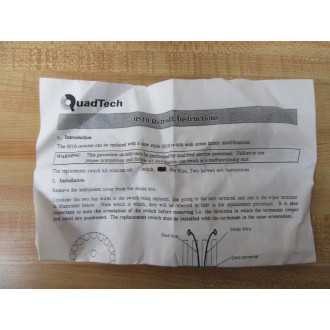QuadTech 0510-9707-01 Replacement Switch Kit 0510970701
