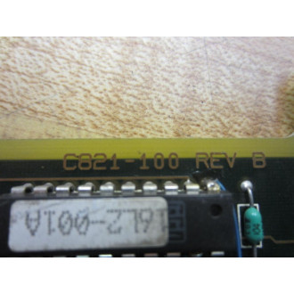 Gould C821-100 Circuit Board C821100 Rev B - Used