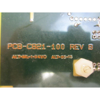 Gould C821-100 Circuit Board C821100 Rev B - Used