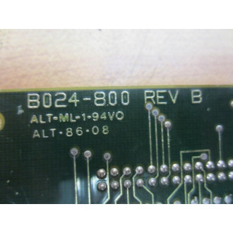 Gould B024-800 Circuit Board B024800 AS-B024-810 - Used