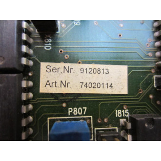 Weso 74020114 Circuit Board - Used
