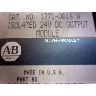 Allen Bradley 1771-OQ16 OP Module Ser A - Used