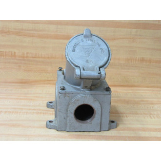Russell & Stoll 3123W Receptacle wConduit Box - Used