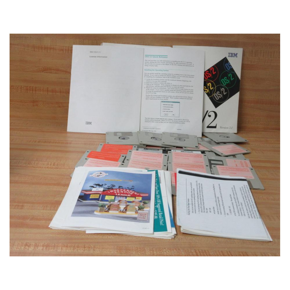 IBM OS2 2.1 For Windows OS2 - Used