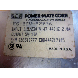 PowerMate ES-5EV-P2926 Power Supply ES5EVP2926 - Used