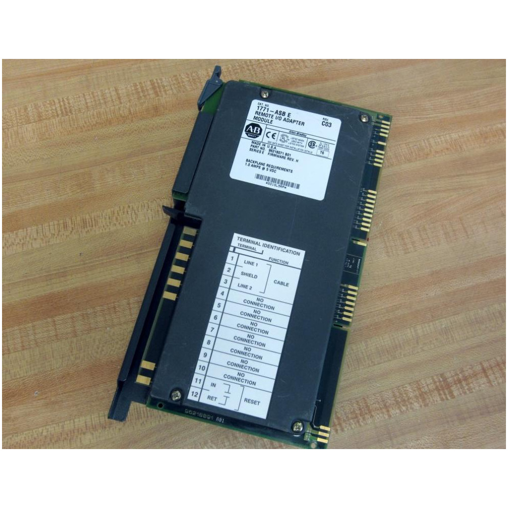 Allen Bradley 1771-ASB Module Ser E, Rev.C03, FW Rev.H, 96218071 B01 - Used