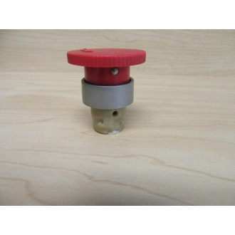 Siemens 3SB1000-1AC01 Push Twist Switch Silver Bezel - Used