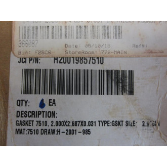 John Crane 7510 Gasket .Size 2.00 (Pack of 6)