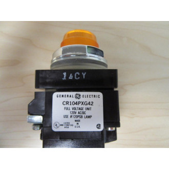 General Electric CR104PLG22M Indicator Light GE WCR104PXG42 Module