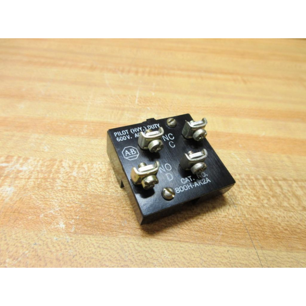 Allen Bradley 800H-AK2A Contact Block 800HAK2A - New No Box