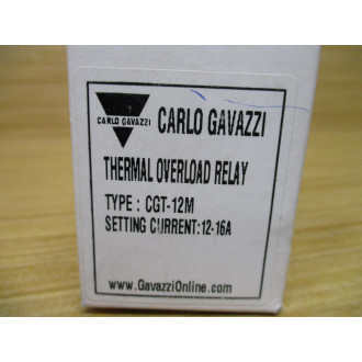 Carlo Gavazzi CGT-12M Thermal Overload Relay 12-16A,  CGT-12M-16