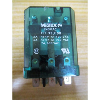 Midtex 157-33U100 Relay 15733U100 - Used