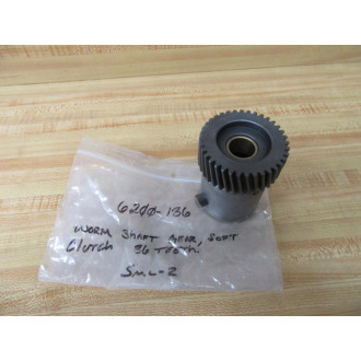 6200-136 Worm Shaft Gear 6200136 - New No Box