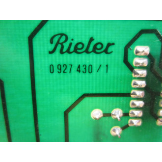 Rieter 0 927 4301 Circuit Board 09274301 - Used