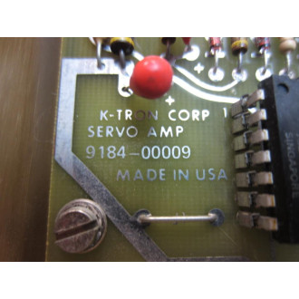 K-Tron 9154-00009 Servo Amp Board 915400009 - Used